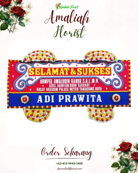 Papan Bunga Ucapan Selamat Simbangkulon